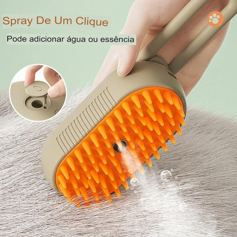 Escova 3 Em 1  A vapor para remover pelos