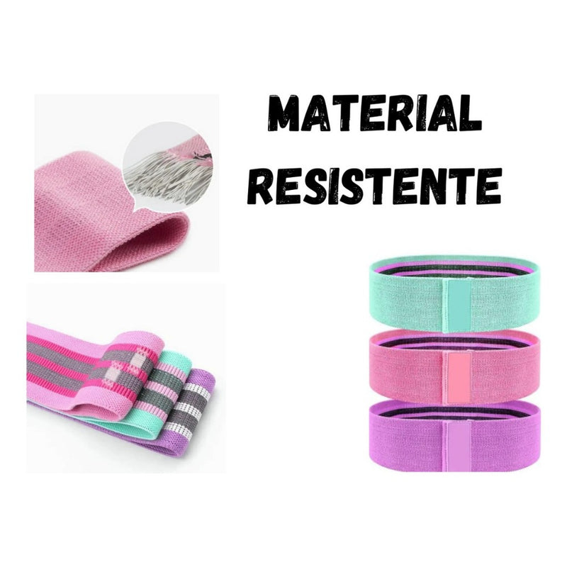 Elástico de Resistência Rubber Band - 3 Níveis